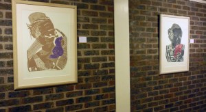 Richenda Court's lino cut