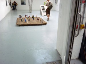 Sun Lah - wood and pastel