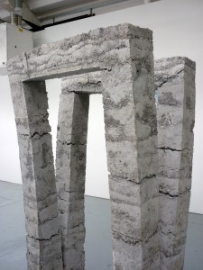 Yana Naidenov - rammed paper pulp
