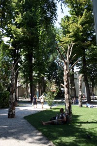 Antii Laitinen at Finnish Pavilion