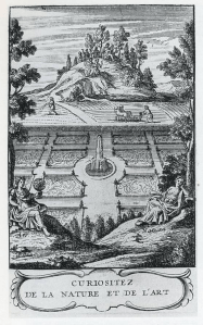 Frontispiece to l'Abbé de Vallemont's Curiositez de la nature et de l'art (1705) 