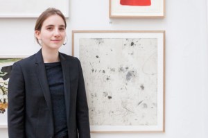 Pauline Emond with her winning work Regarde De Tous Tes Yeux