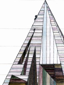 Mary Yacoub Proposal for Modernist Teepee in Poured Concrete