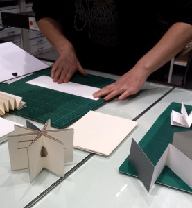 simple bookbinding workshop at RCA
