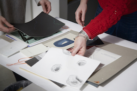 RCA Printmaking MA 2015 collaboration Lean To