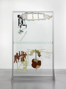 The Bride Stripped Bare by her Bachelors, Even (The Large Glass) 1915-23, reconstruction by Richard Hamilton 1965-6, lower panel remade 1985 by Marcel Duchamp 1887-1968
