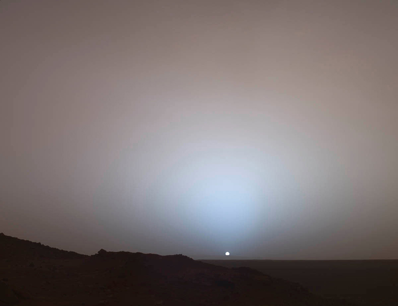 1605 Mars sunset