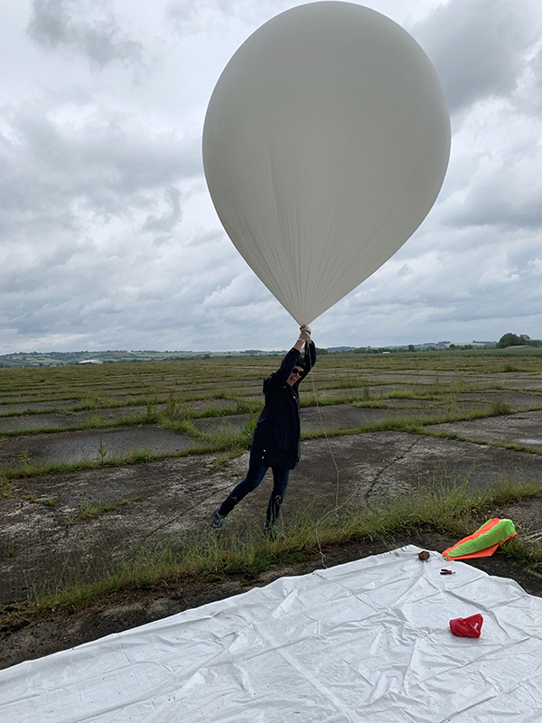 1906 balloon launch