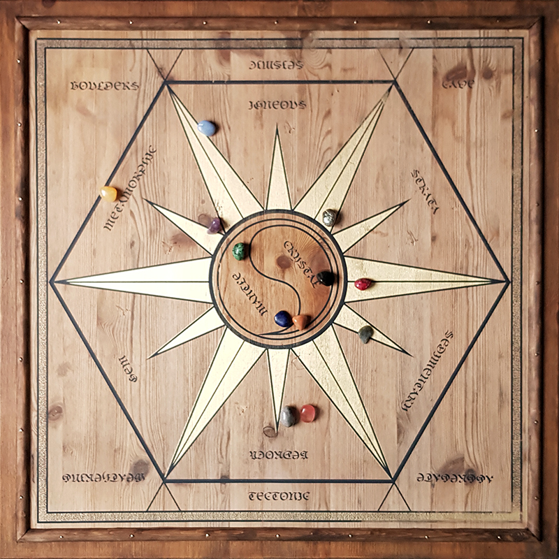 1909 lithomancy board