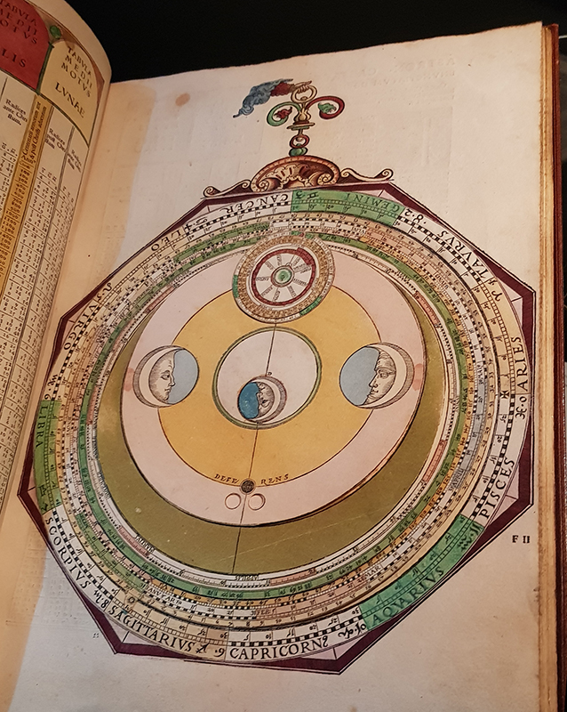 1912 Moon Exhibition volvelle