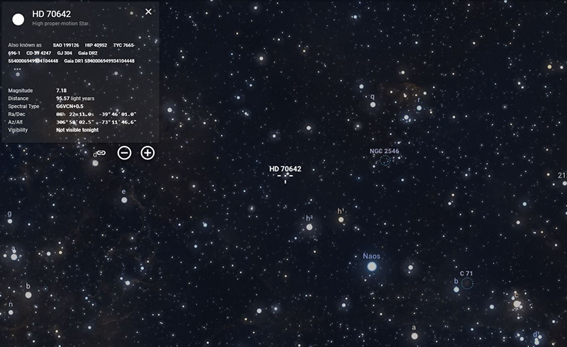 2009 STELLARIUM HD70642